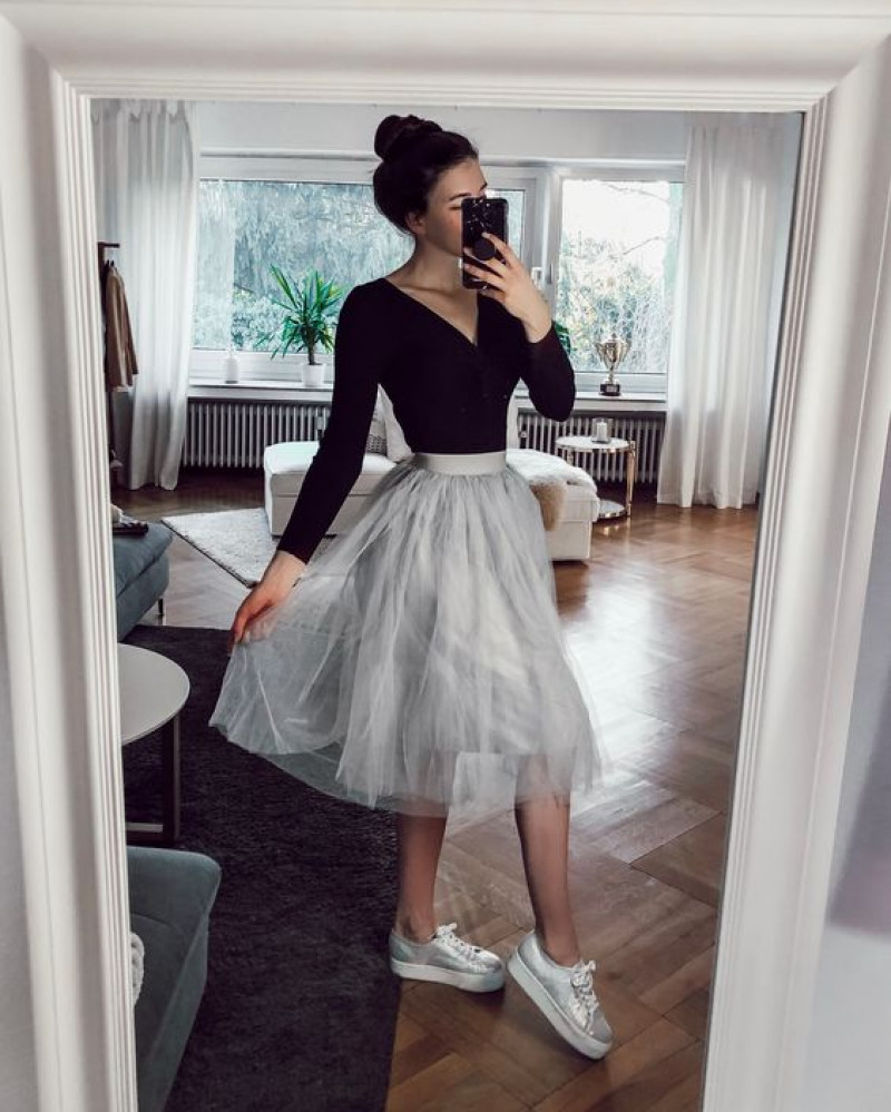 Grey Tutu Skirt