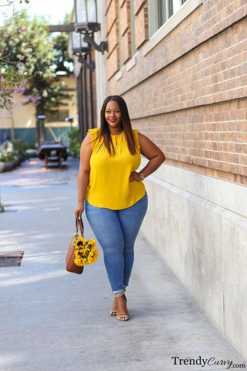 Yellow Top With Jeans