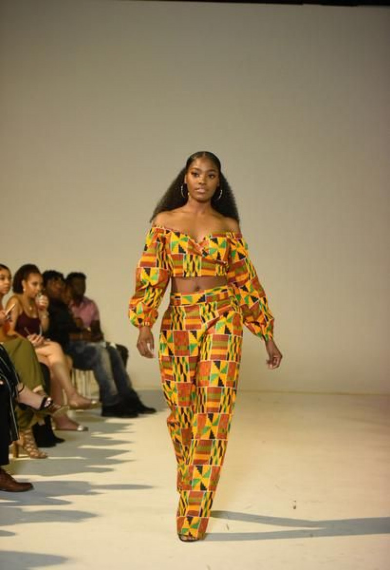vibrant outfits, fashion show, fashion model, african wax prints