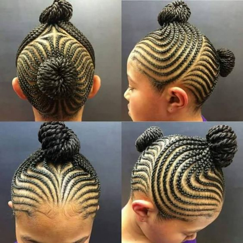 Intricate cornrows in a symmetry