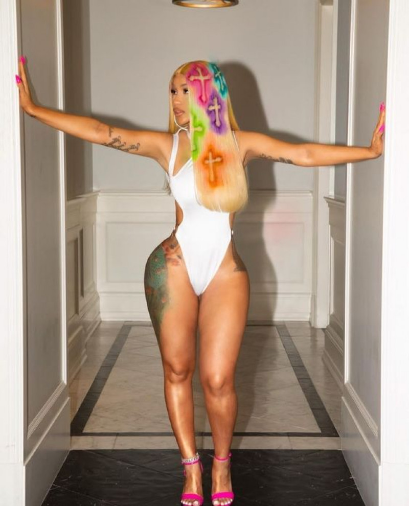 Cardi B Feet
