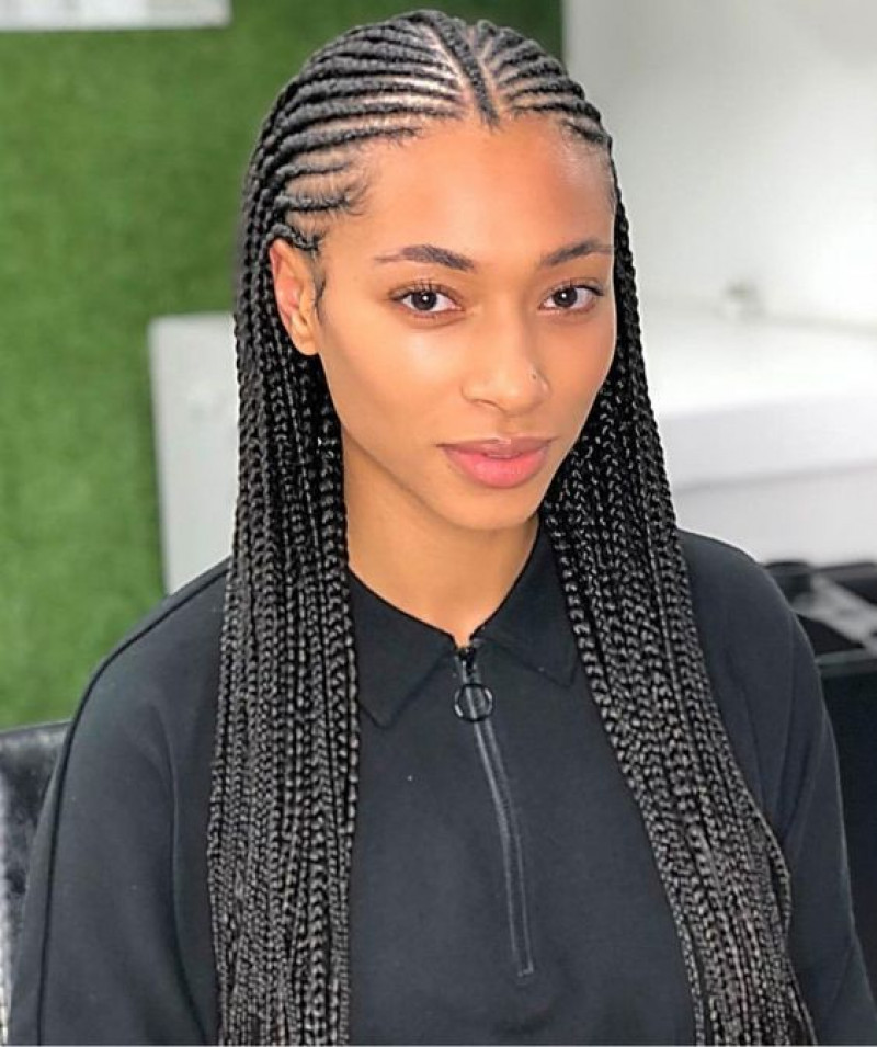 African Cornrow Braids