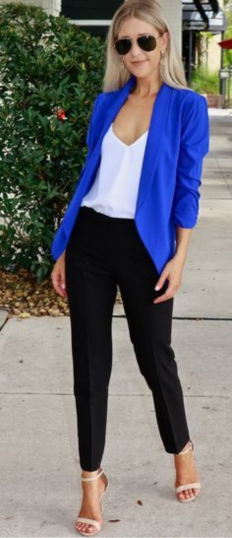 blazer azul rey mujer outfit, gainz with mz. gainz royal blue - royal blue - large, women's dress, women's suits, active pants, royal blue