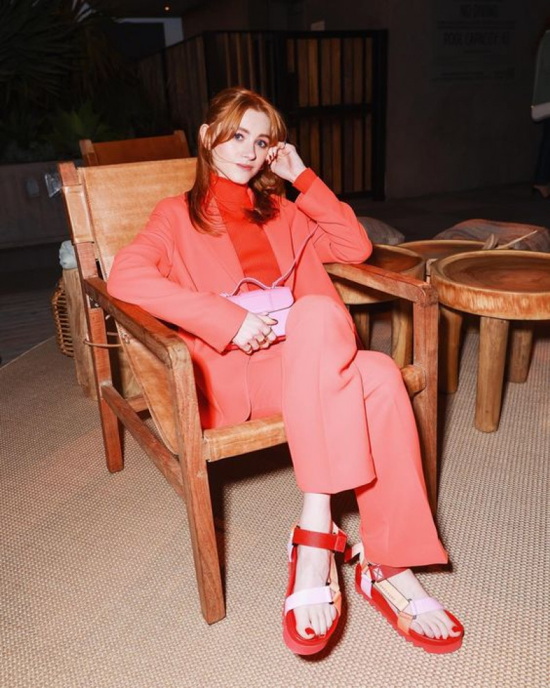 Natalia Dyer Hot Red Suit