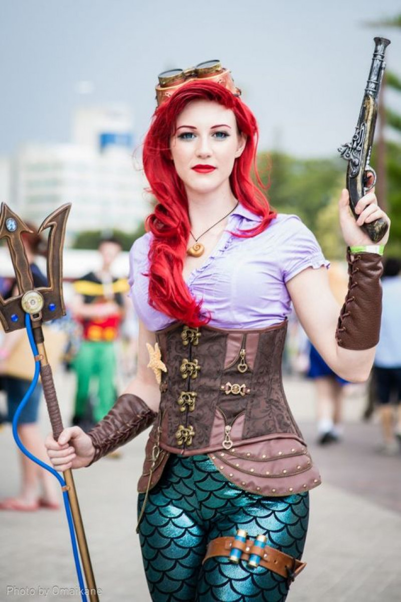 Steampunk Ariel cosplay