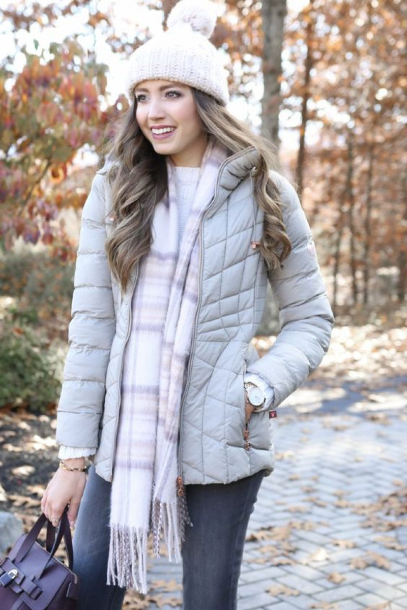 Taupe Puffer Jacket